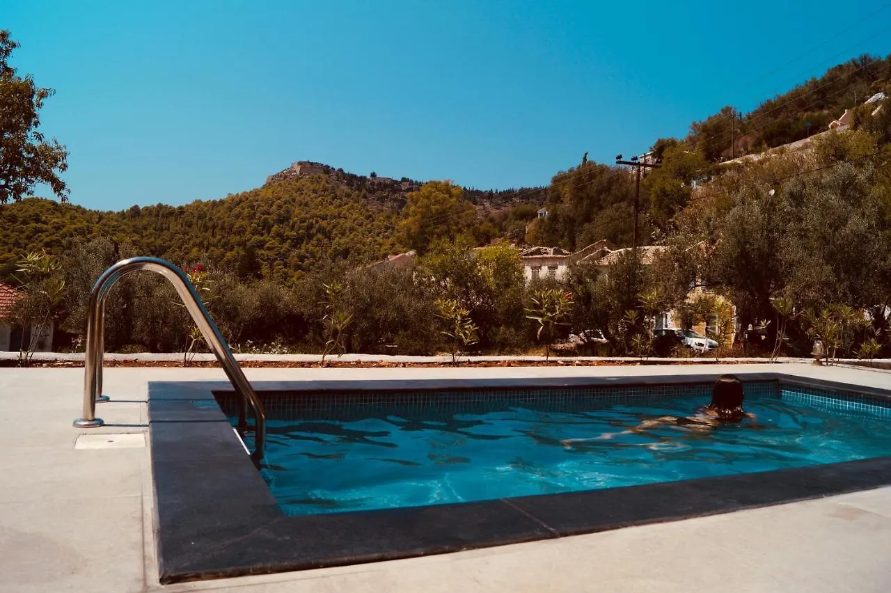 Throisma Studios With Private Pool & Parking Asos 0*,